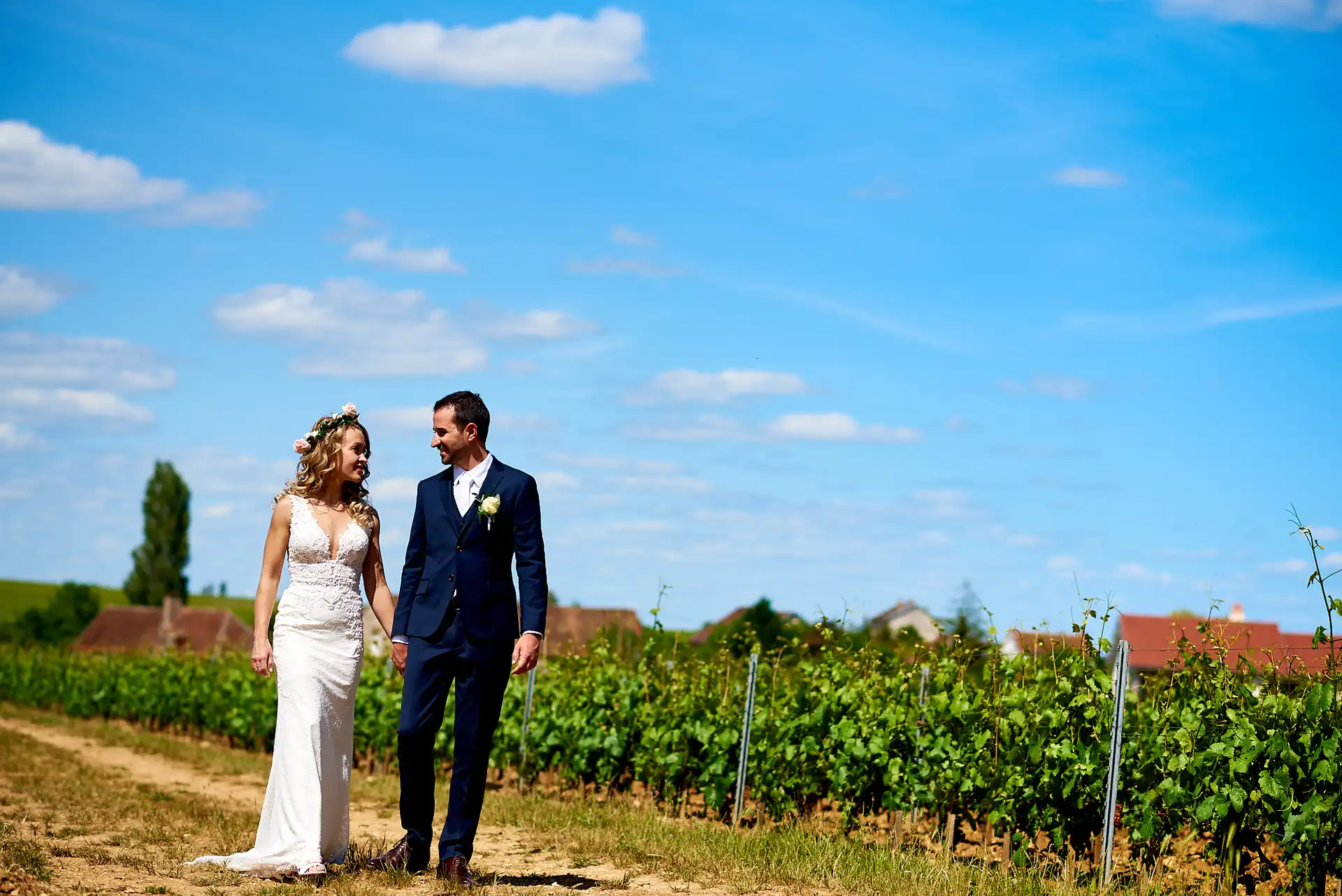 mariage dans les vignes chateau de gilly bourgogne dijon