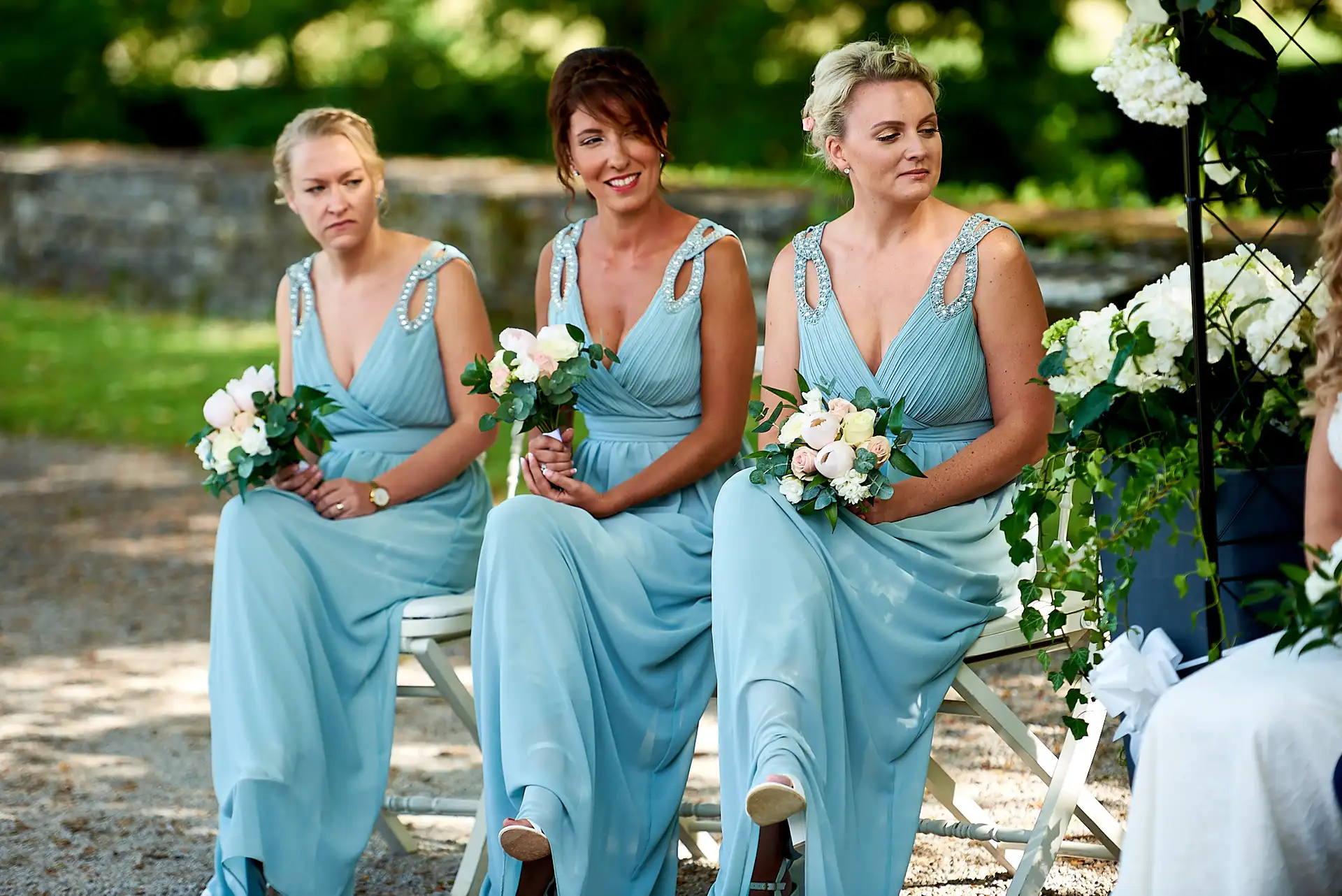 les demoiselles d'honneur en robe mariage à dijon
