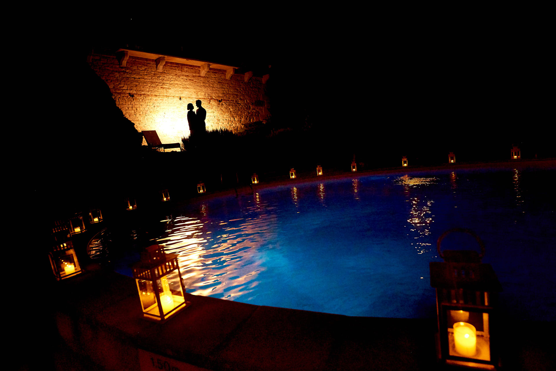 Séance couple nuit chateau de maulmont France photographe de mariage