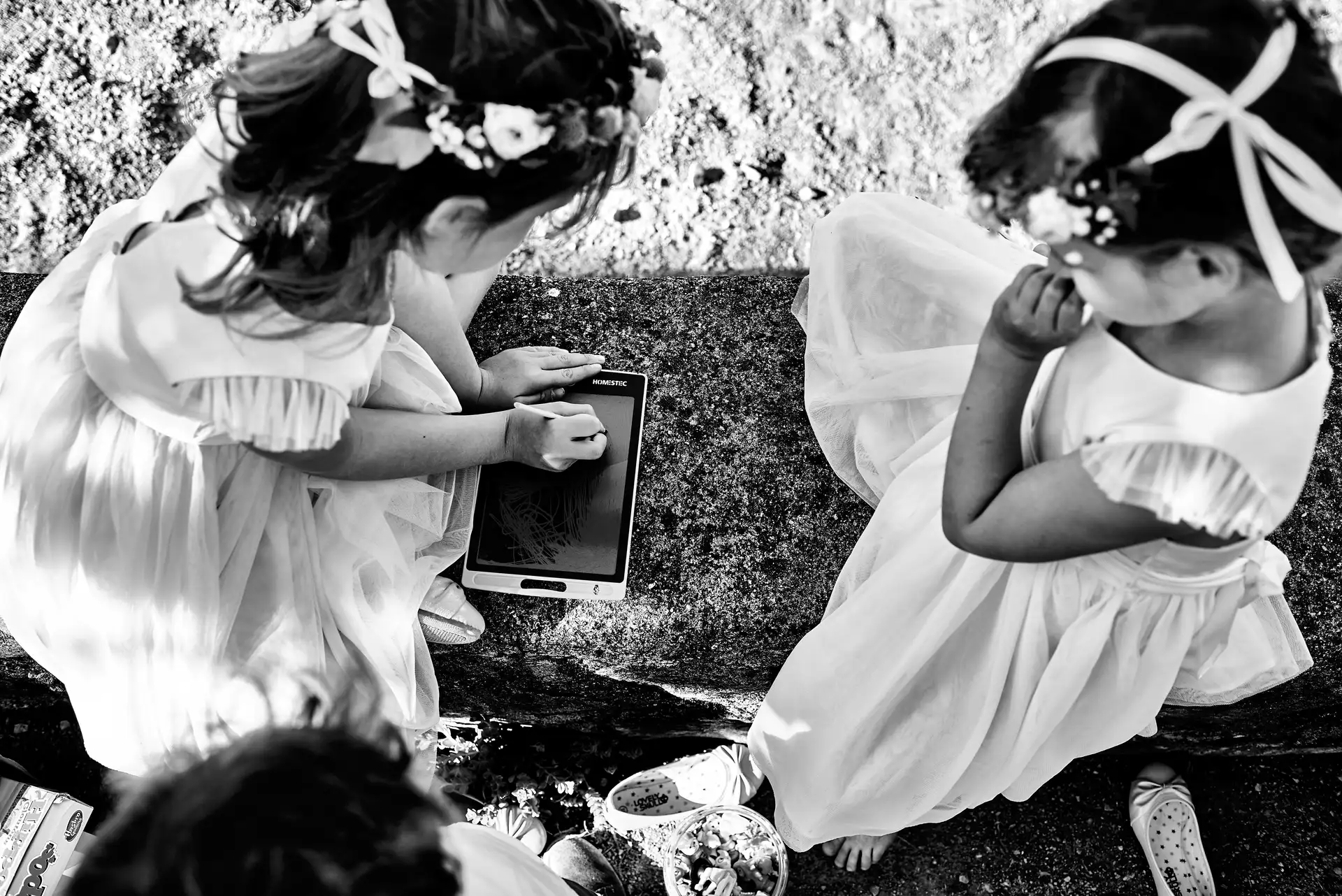 les rituels de cérémonie laiques de mariage en Auvergne - jeux des enfants