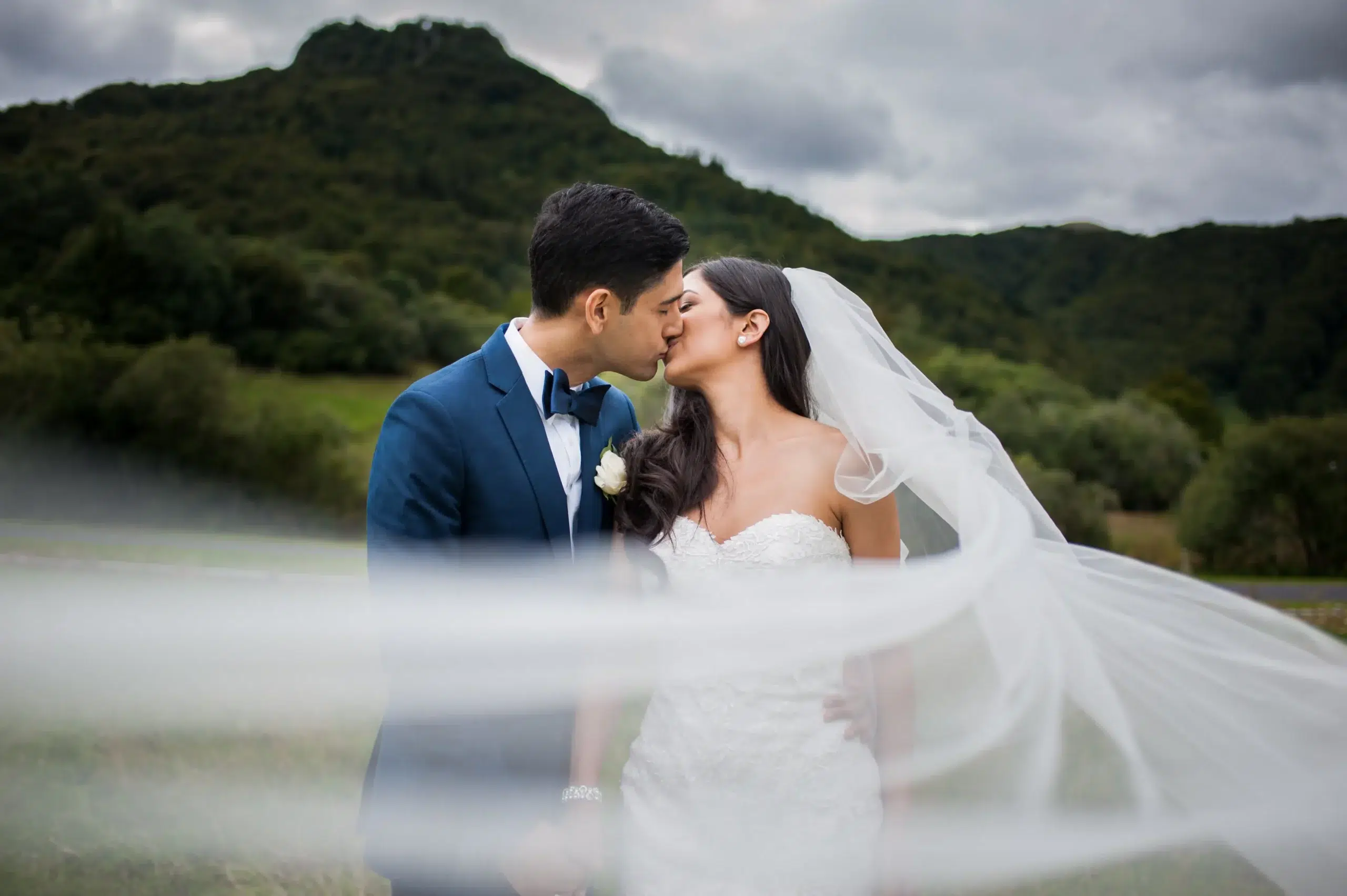 wedding weekend in france - an iranian american wedding in France - couple session with the veil
