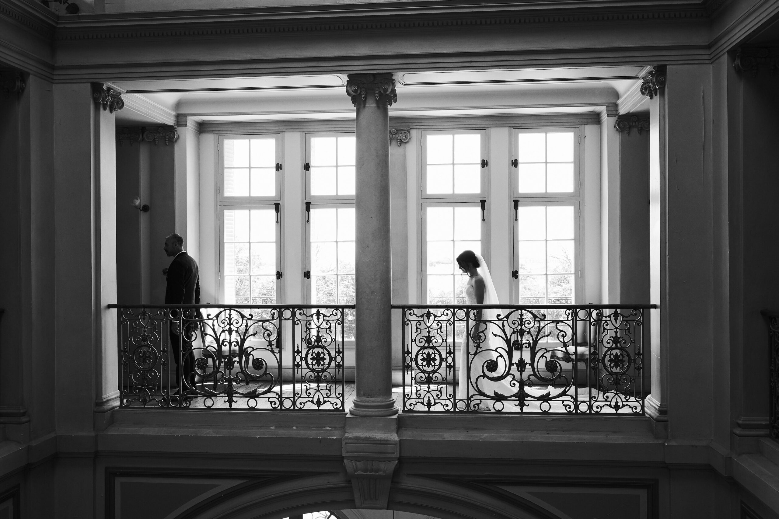 Séance découverte des mariés au chateau de la Caniere Auvergne