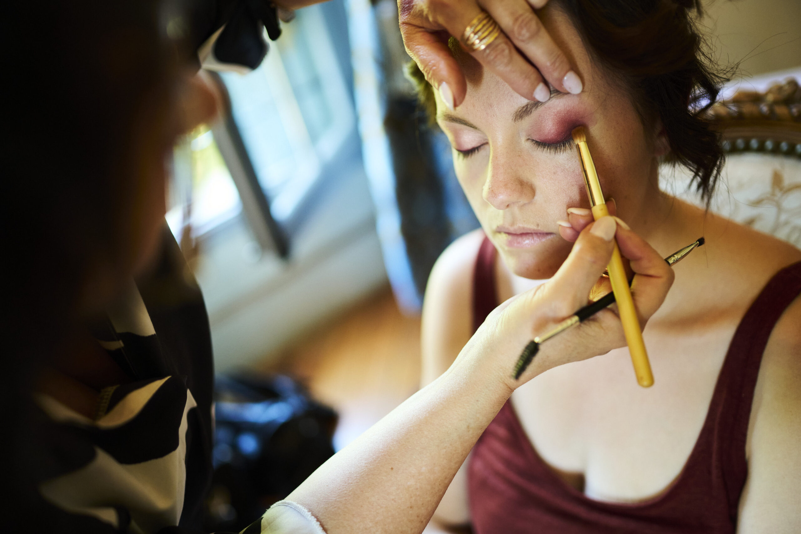 maquillage de la témoin -Marie Beaubrun clermont ferrand maquillage et coiffure au mariage